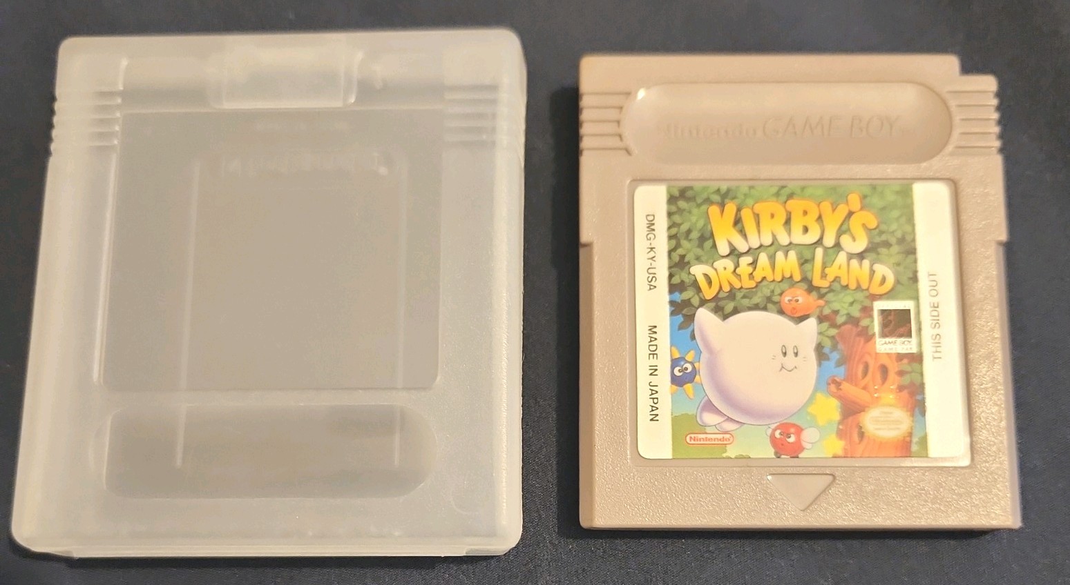 Kirby’s Dream Land Nintendo Game Boy Cartridge with Case, Tested, works.