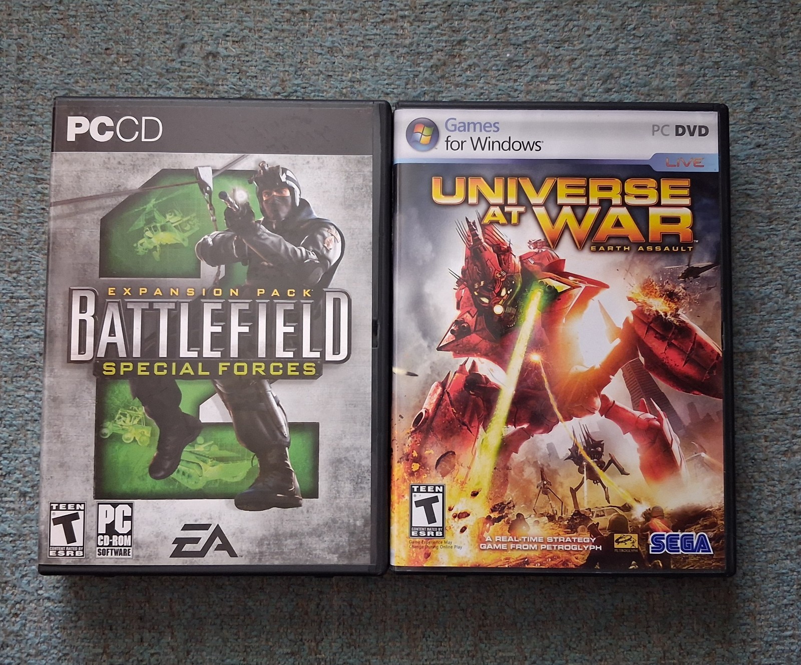 PC Game Lot Big Box 2000s Classic Borderlands Battlefield SpellForce 2 Collector