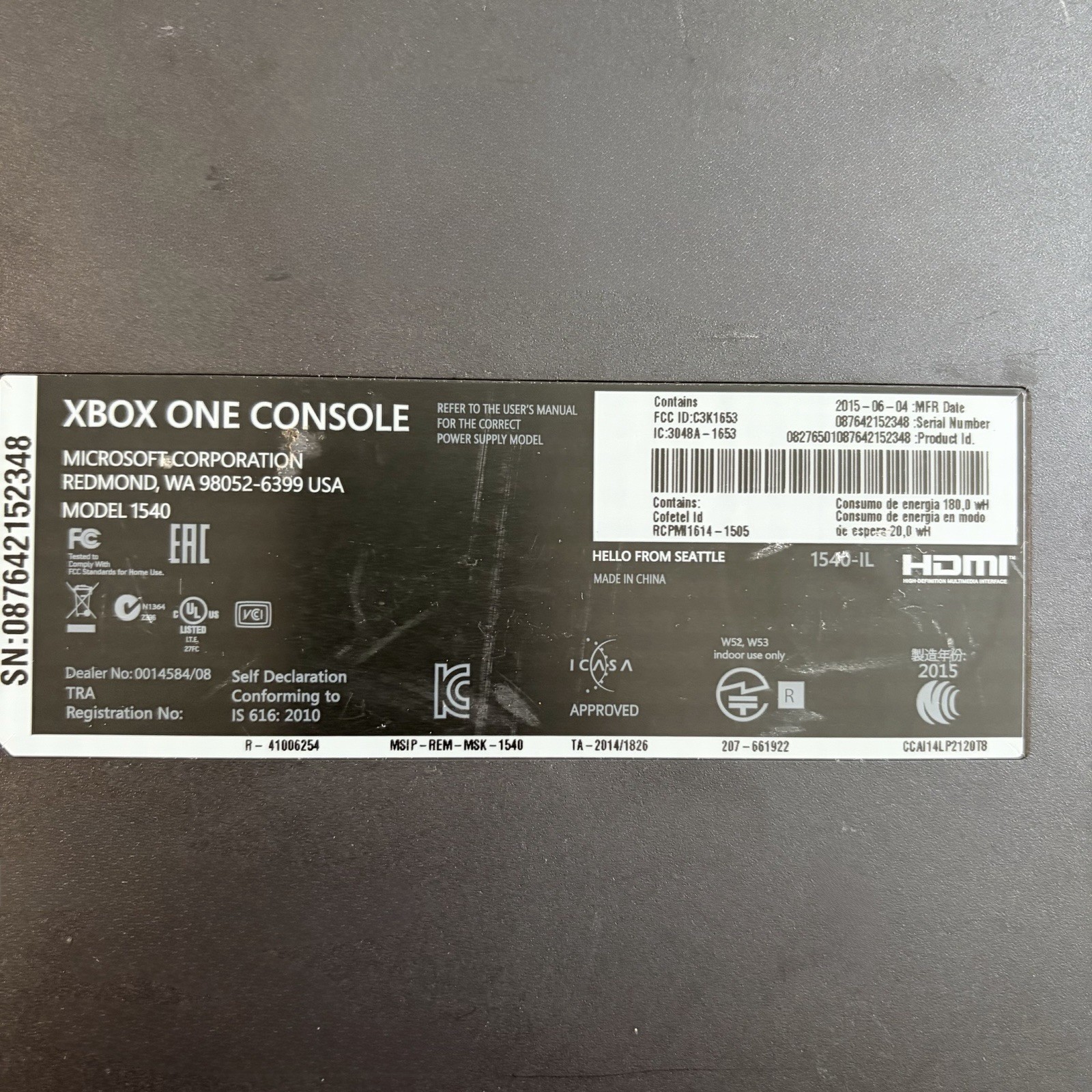 💎 Microsoft Xbox One Console Bundle – 2 Genuine Controllers – Power Supply 🎮