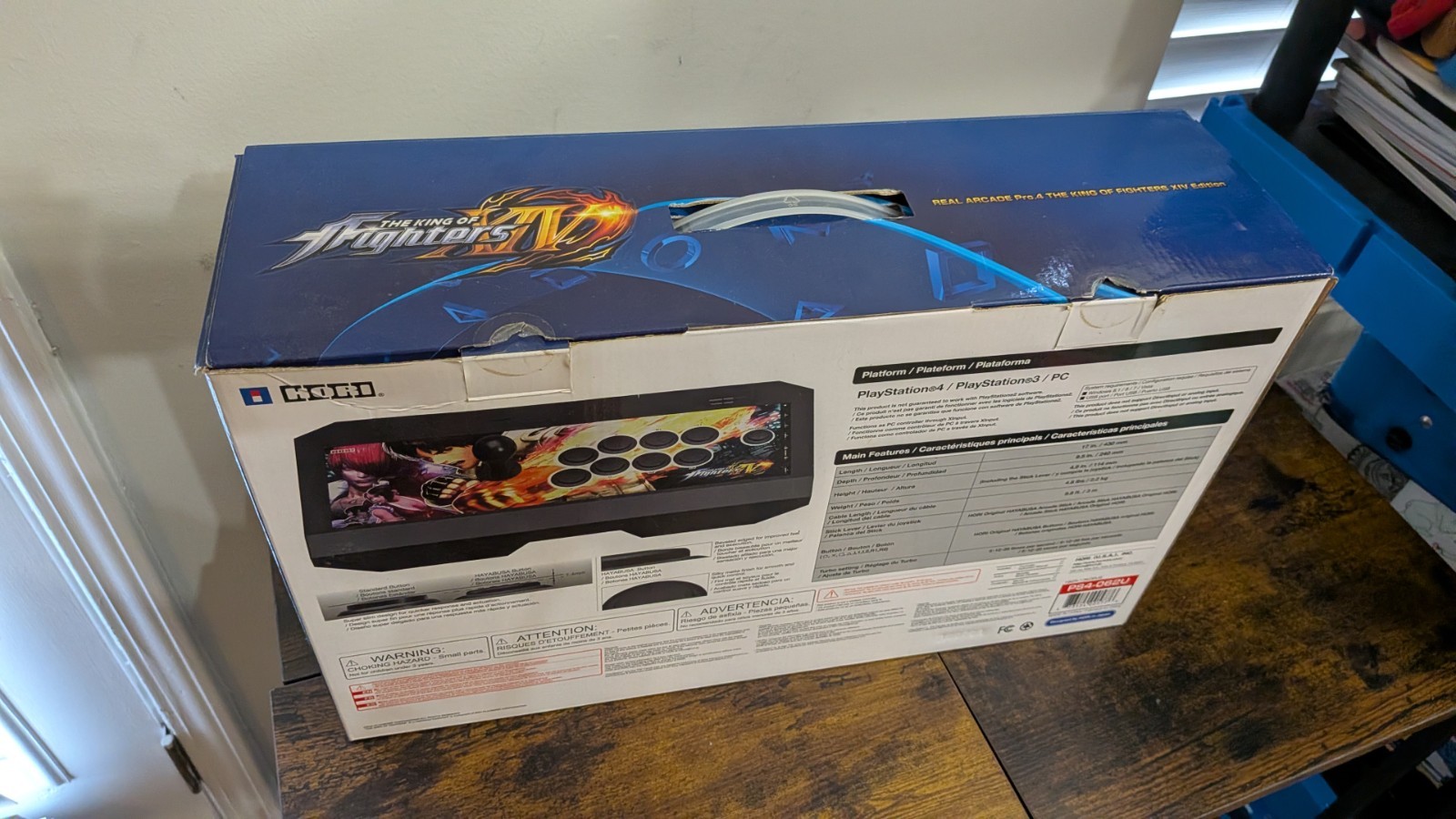 Hori THE KING OF FIGHTERS XIV Fight Stick PS4/3/PC Controller RARE KOF
