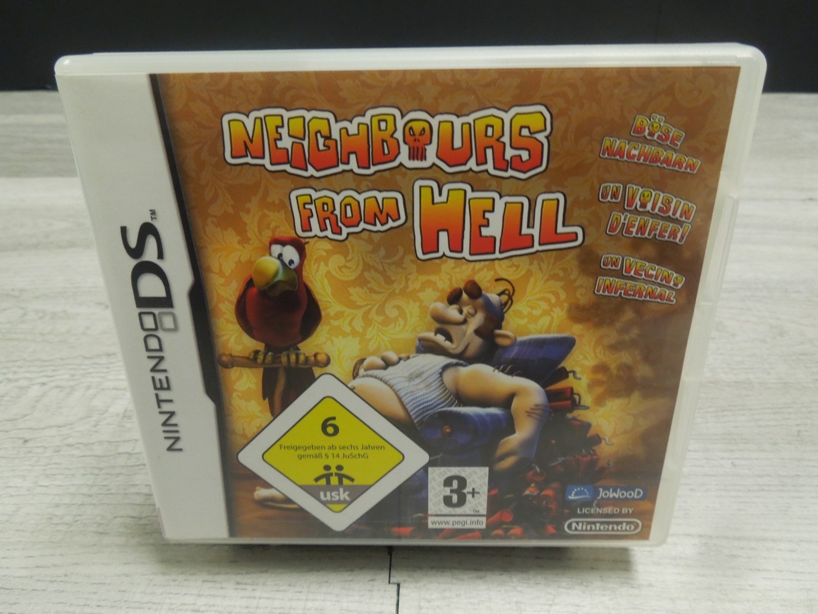Authentic Neighbours from Hell 2008 PAL Nintendo DS CIB Complete Video Game