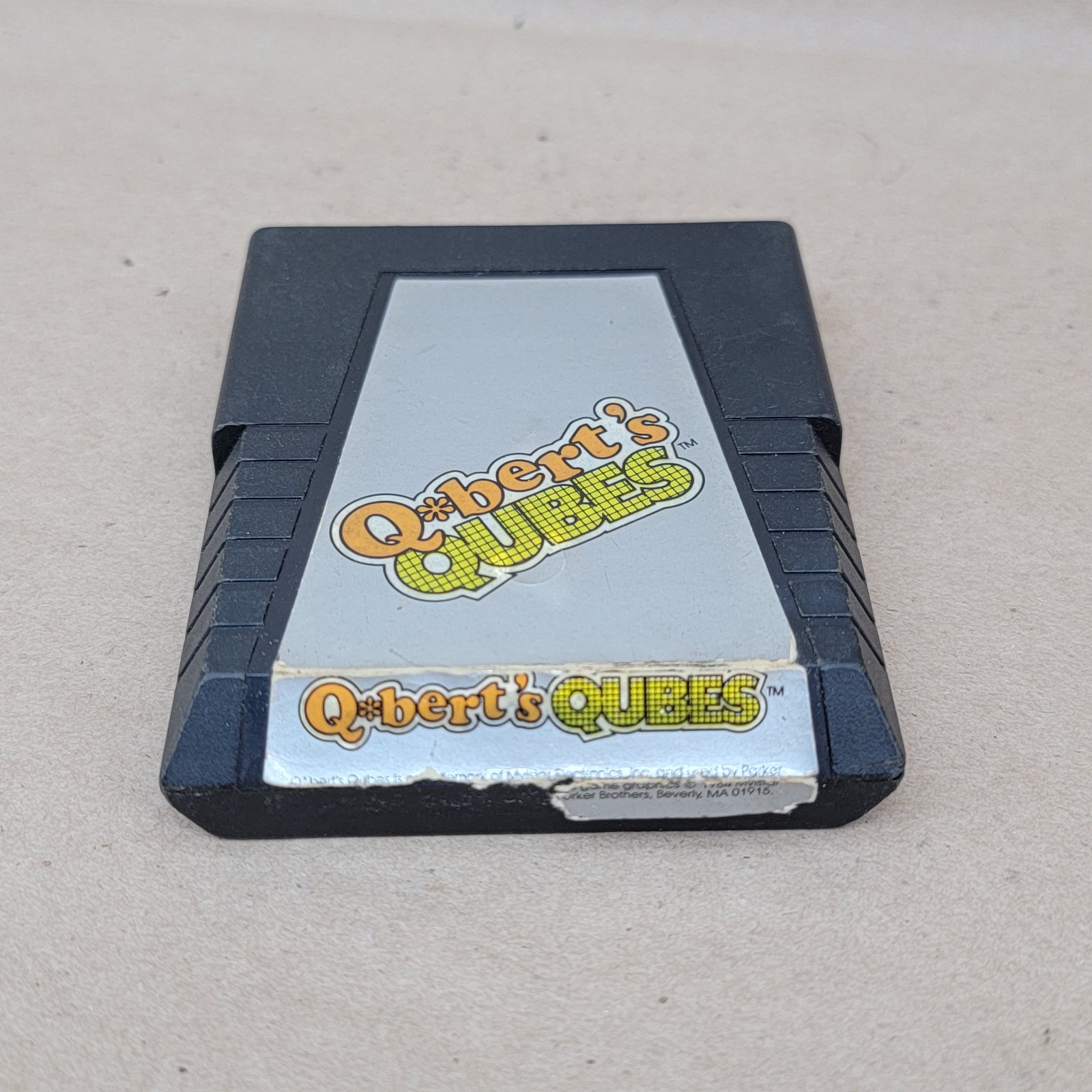 Rare Q*bert’s Qubes Parker Brothers Atari 2600 VCS Cartridge Only UNTESTED