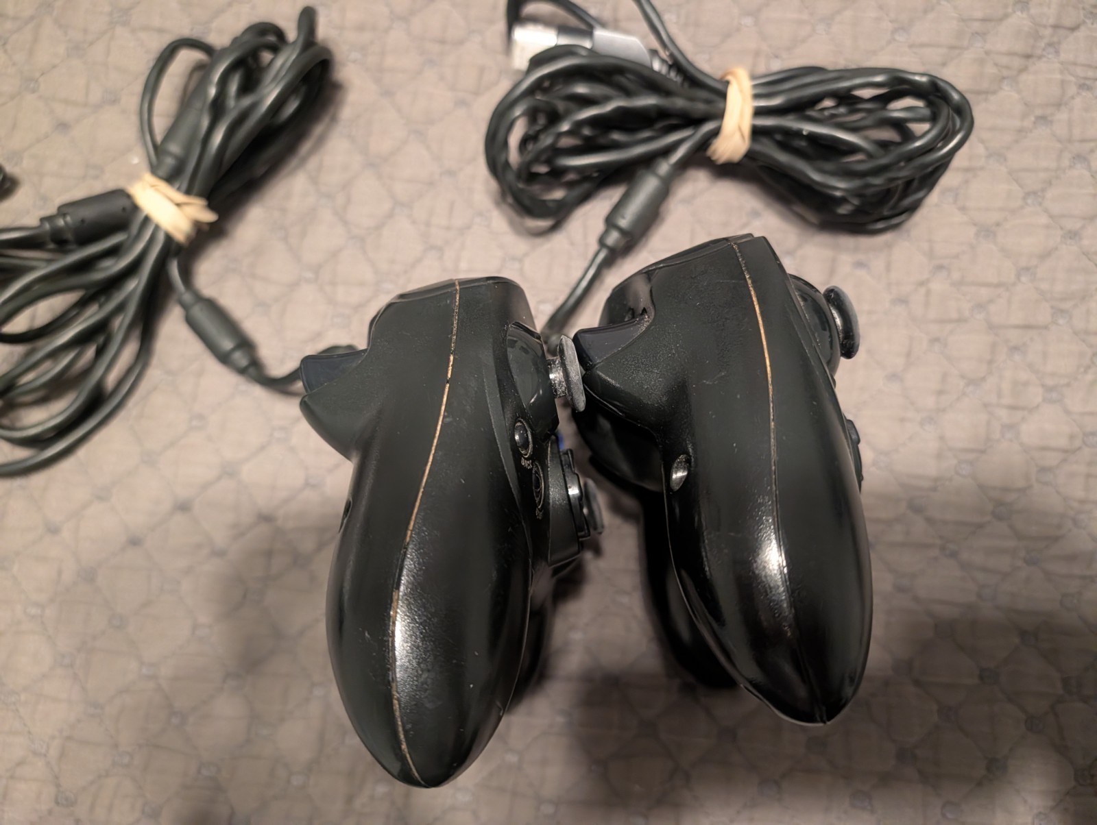 Lot Of 2 Original Xbox OEM S Type Black Controller (X08-69873) Breakaway Tested