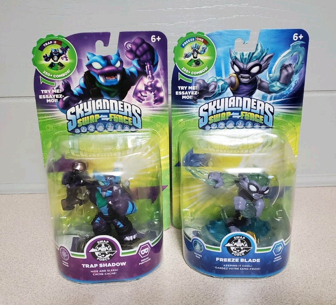 **NEW** Skylanders Swap Force BUSHWHACK + Trap Shadow + Freeze Blade + Countdown