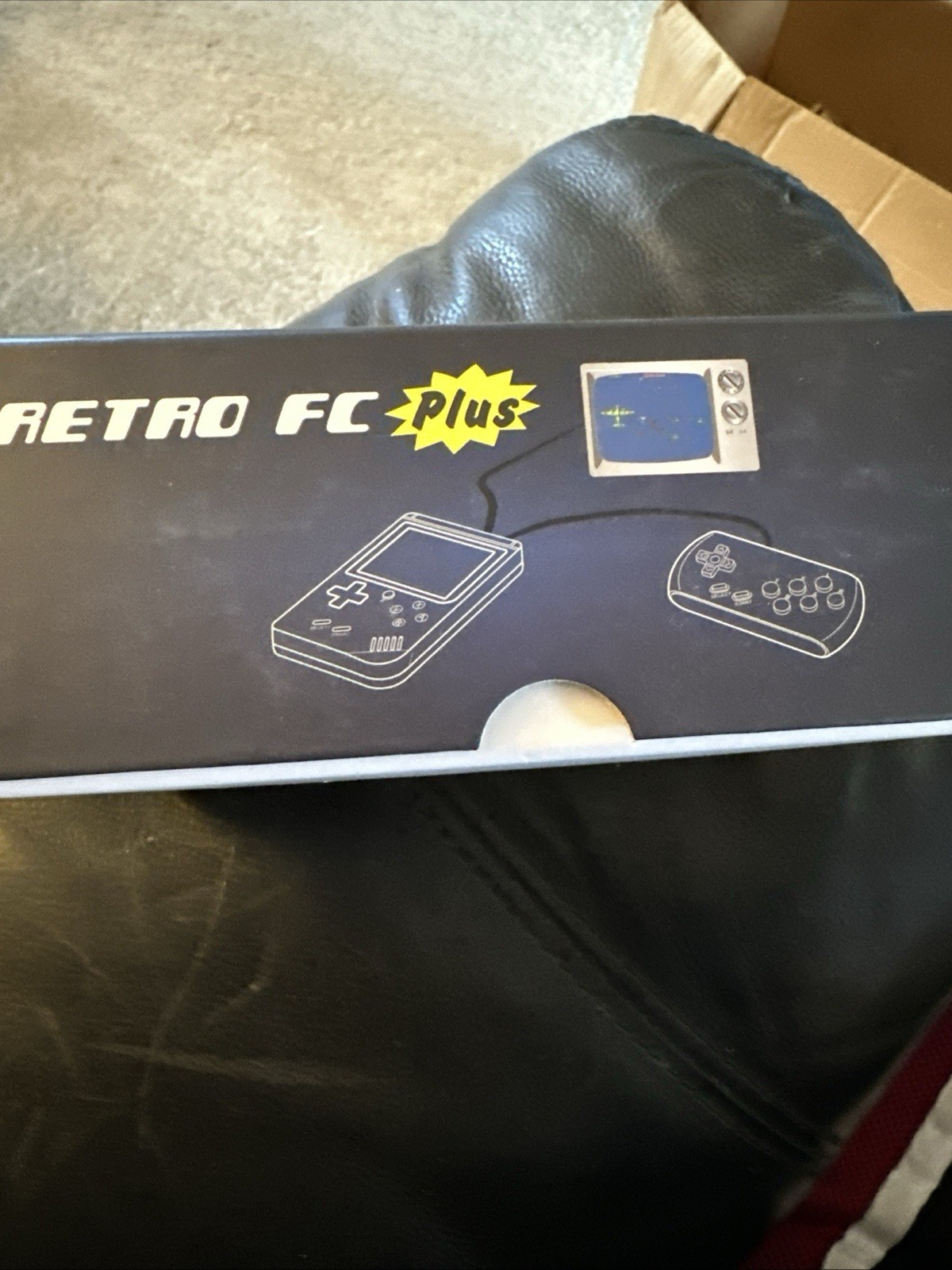 Retro FC Plus 168 in 1 Handheld Game Console Clear Transparent