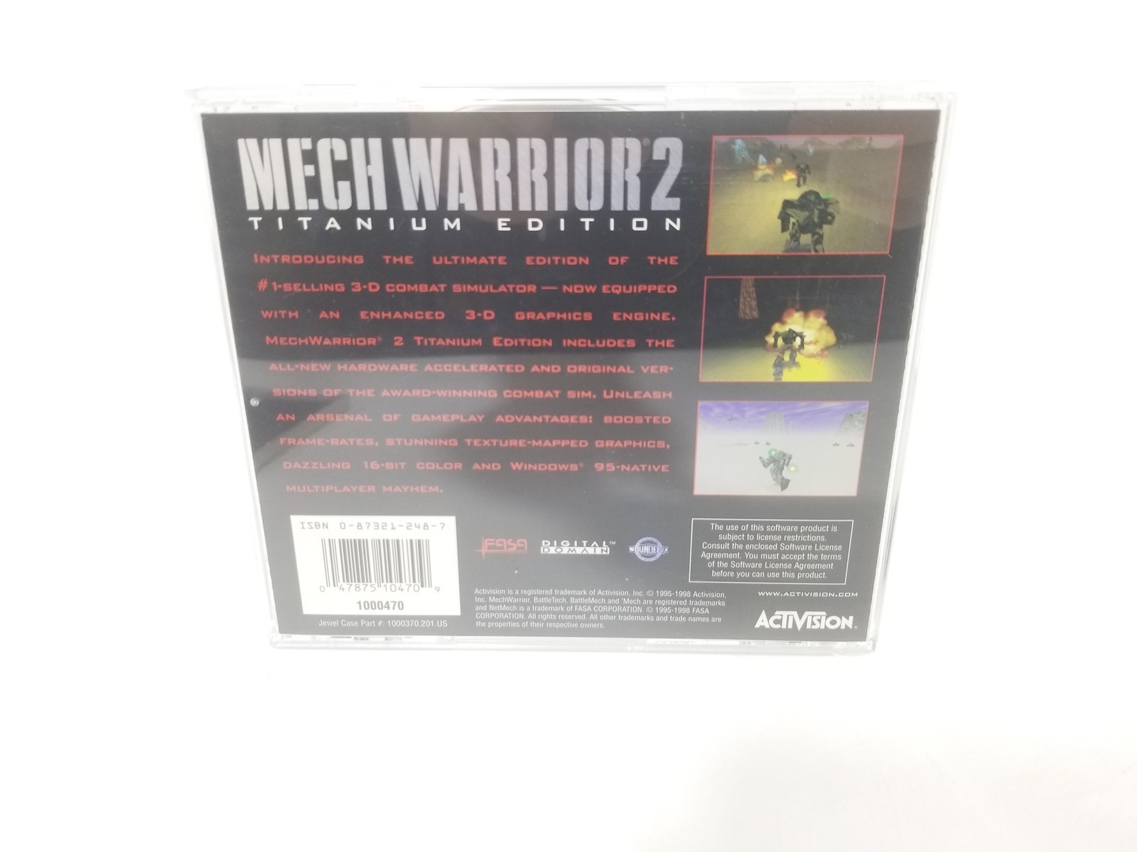 MechWarrior 2 Titanium Edition – With Manual – Windows – Activision 1998