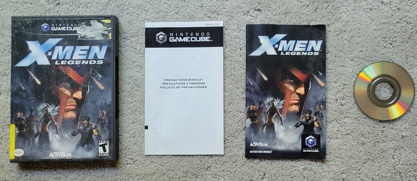 Activision X-Men Legends Nintendo GameCube Action RPG 2004 Manual Included