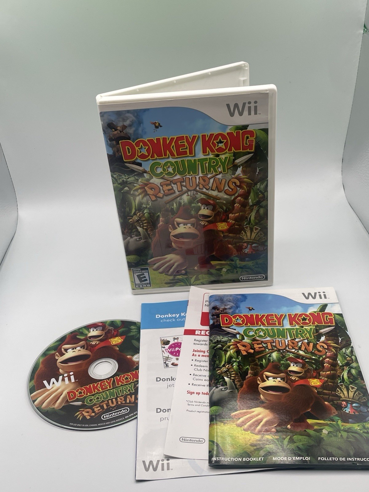 Donkey Kong Country Returns Nintendo Wii Complete W/ Manual CIB