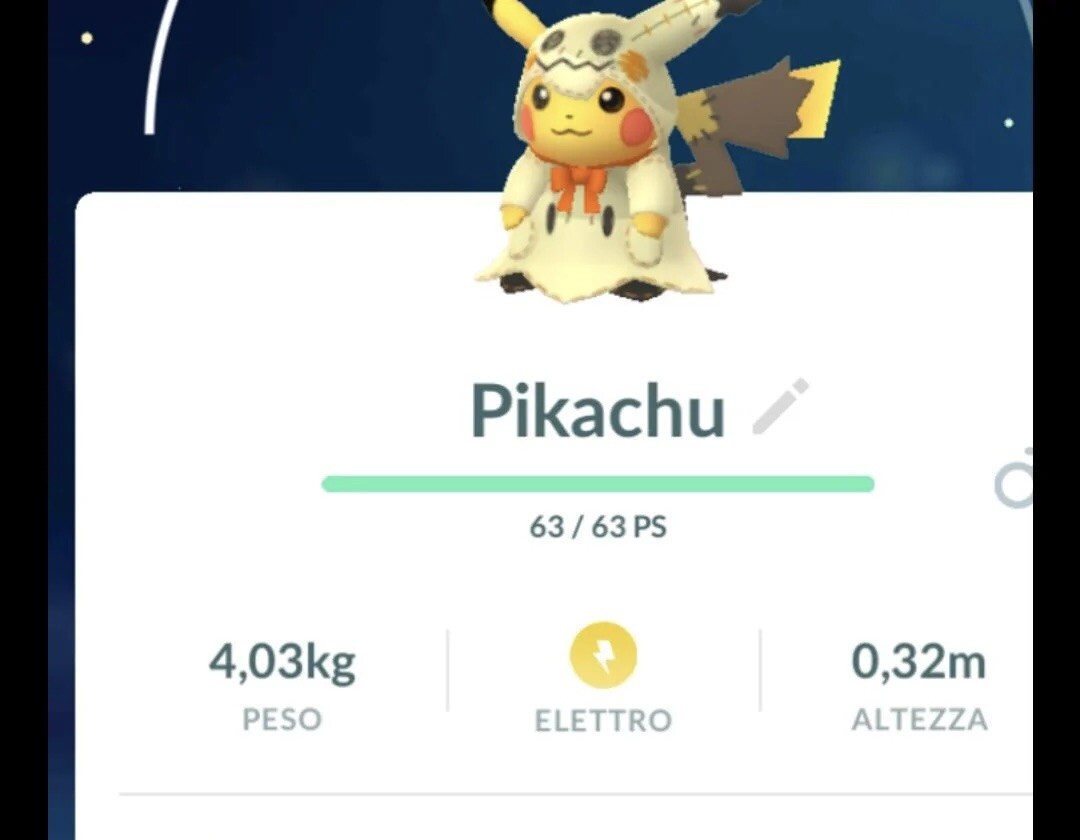 Pikachu Costume Mimikyu Halloween – TRADE 20kstardust