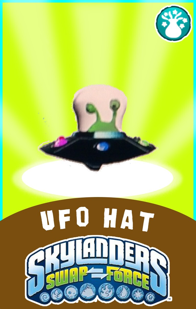 Skylanders Swap Force UFO Hat NFC Card FREE SHIPPING
