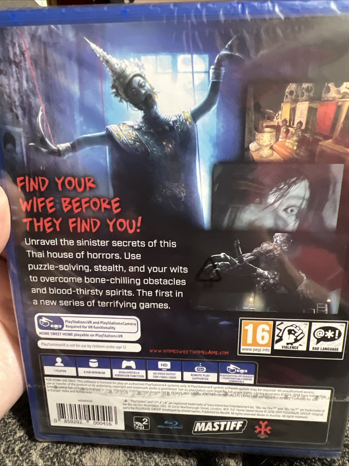 Home Sweet Home Sony PlayStation 4 PS4 PSVR VR Horror Brand New Sealed USA