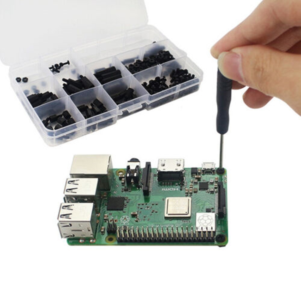 Nylon M3&M2.5 Screw Nuts Kit For Raspberry Pi 4 Model B/Pi 4/Pi 3B+/Pi 3B