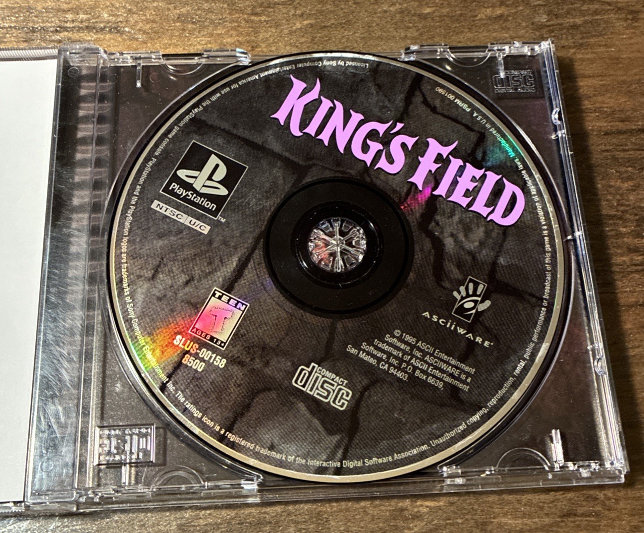 King’s Field – PlayStation 1, PS1 Original Jewel Case Tested Authentic No Manual