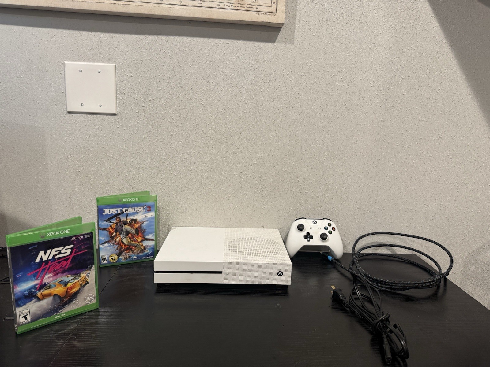 Xbox One S 1TB Console Bundle | Console, Controller, All Cables + Games