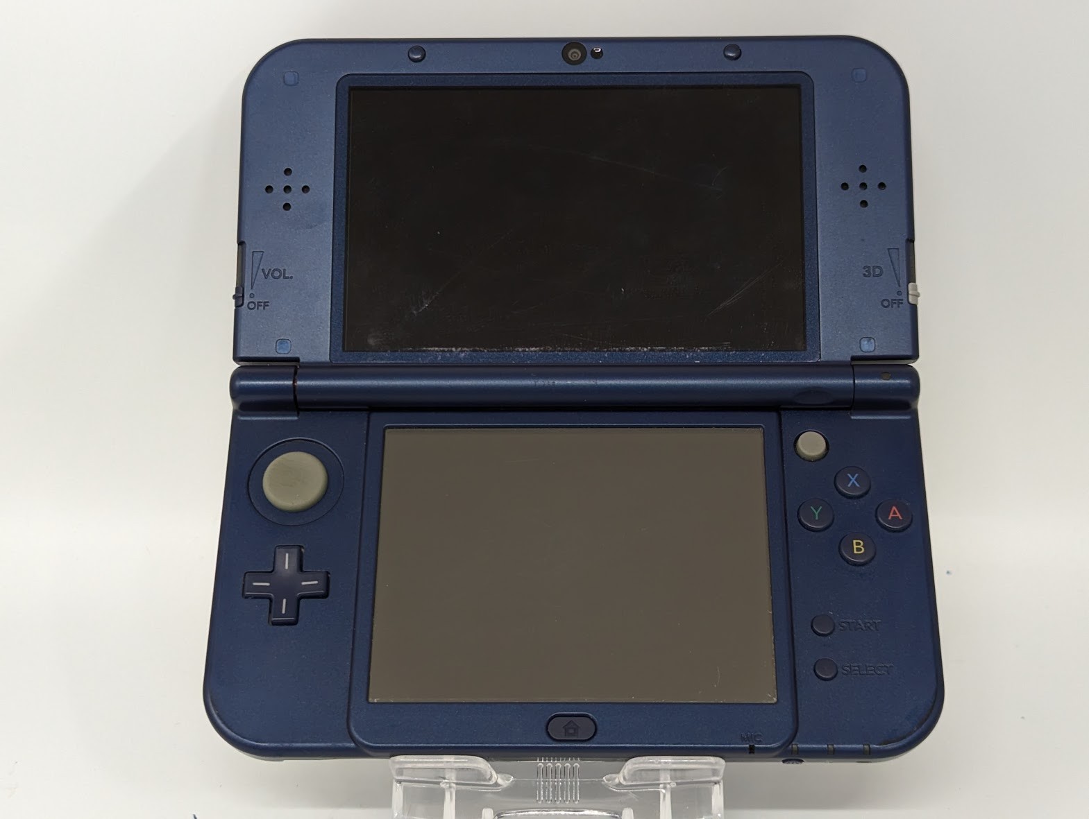 B288 Nintendo new 3DS LL XL console Metallic Blue Japan w/adapter fx