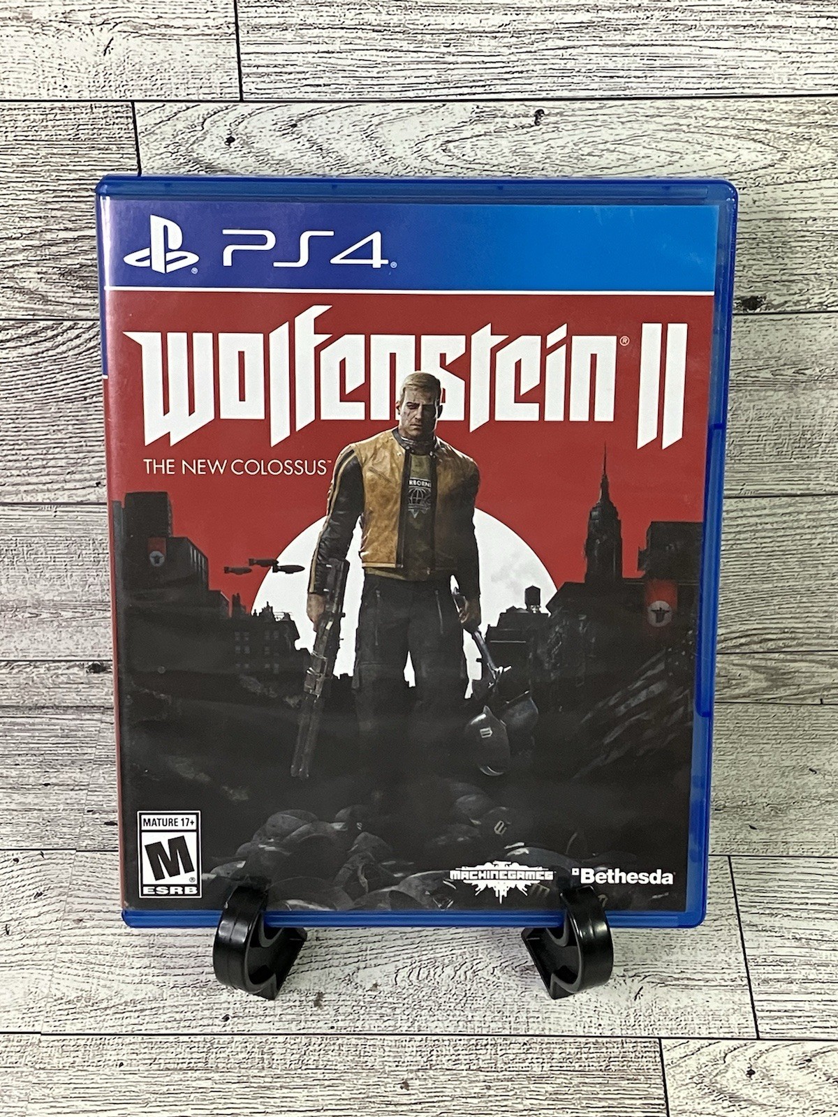 Wolfenstein II: The New Colossus PS4 (PlayStation 4) CIB Complete – Horror -MINT