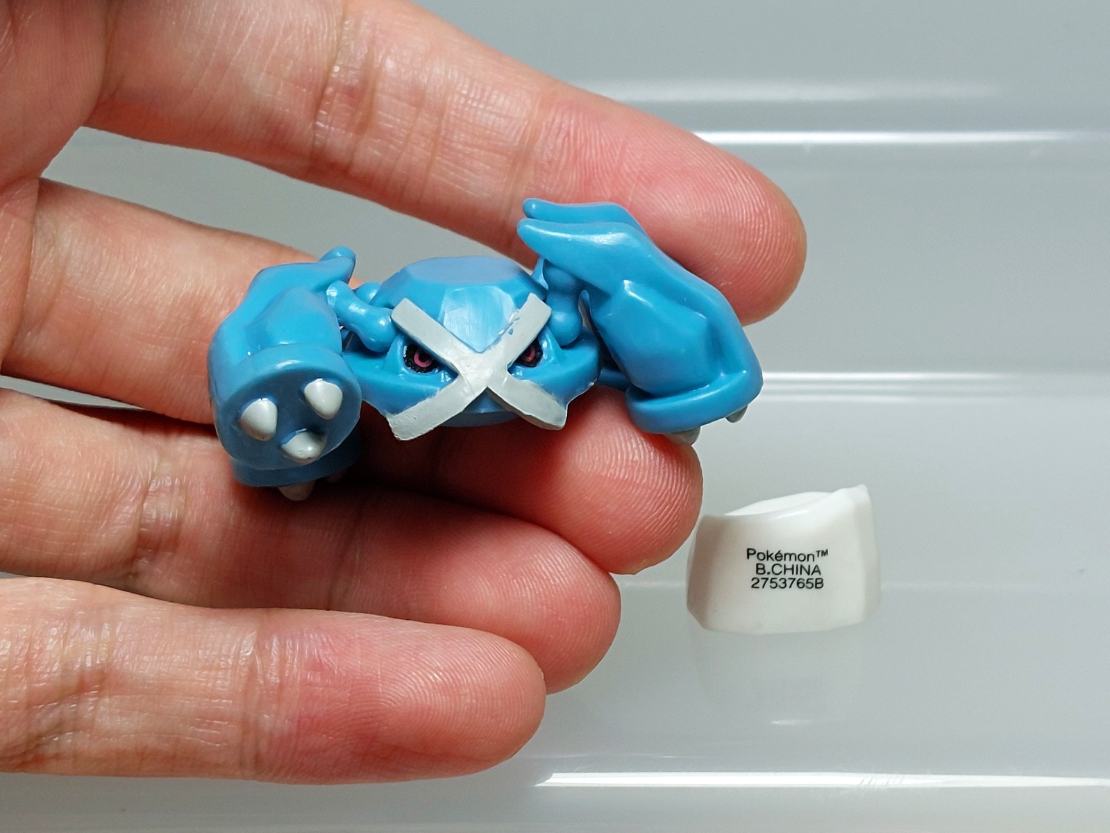 Metagross Bikkura? Tamago DX Pokemon Battle Figure Bandai 2024 F07 0.8in
