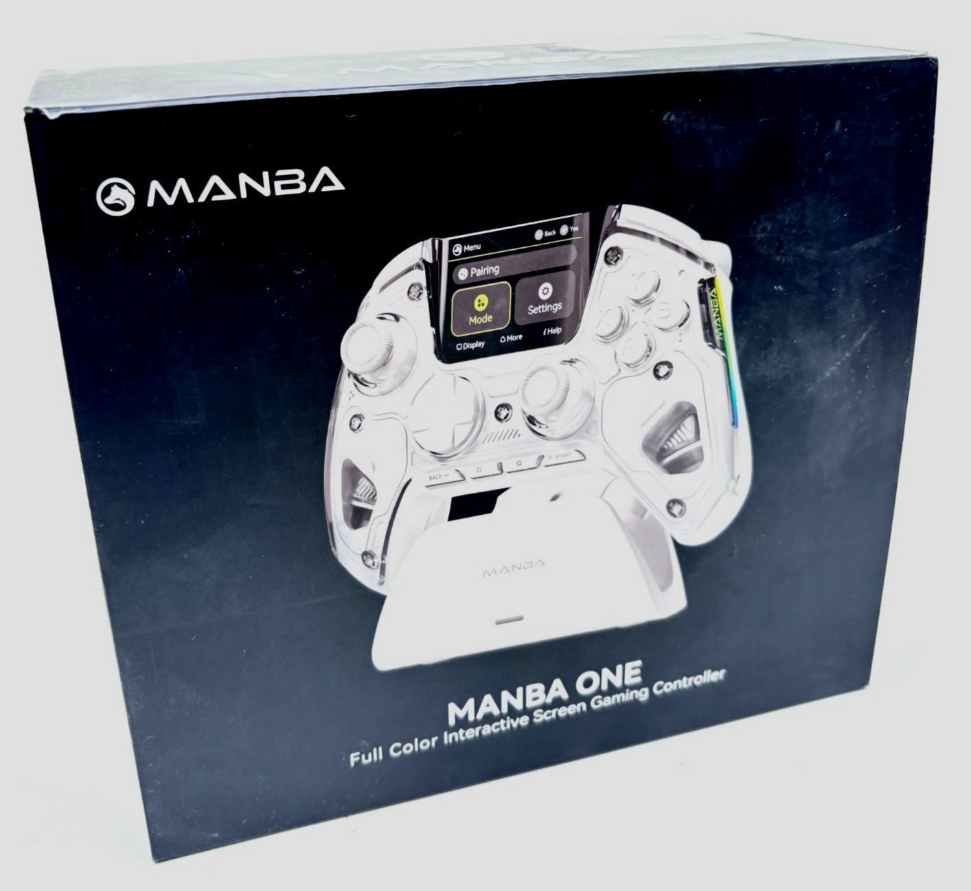 Manba One Wireless Gaming Controller Full Color Screen White Brand New