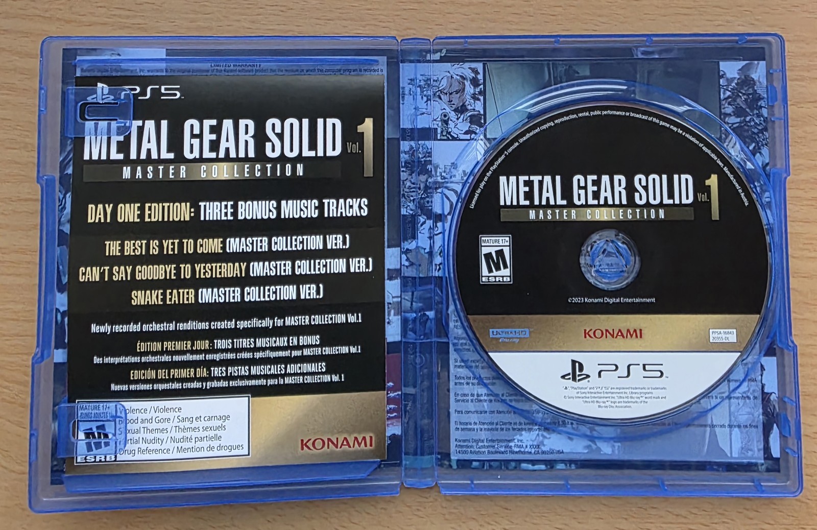 Metal Gear Solid Delta: Snake Eater & Master Collection Vol.1 PlayStation 5 PS5