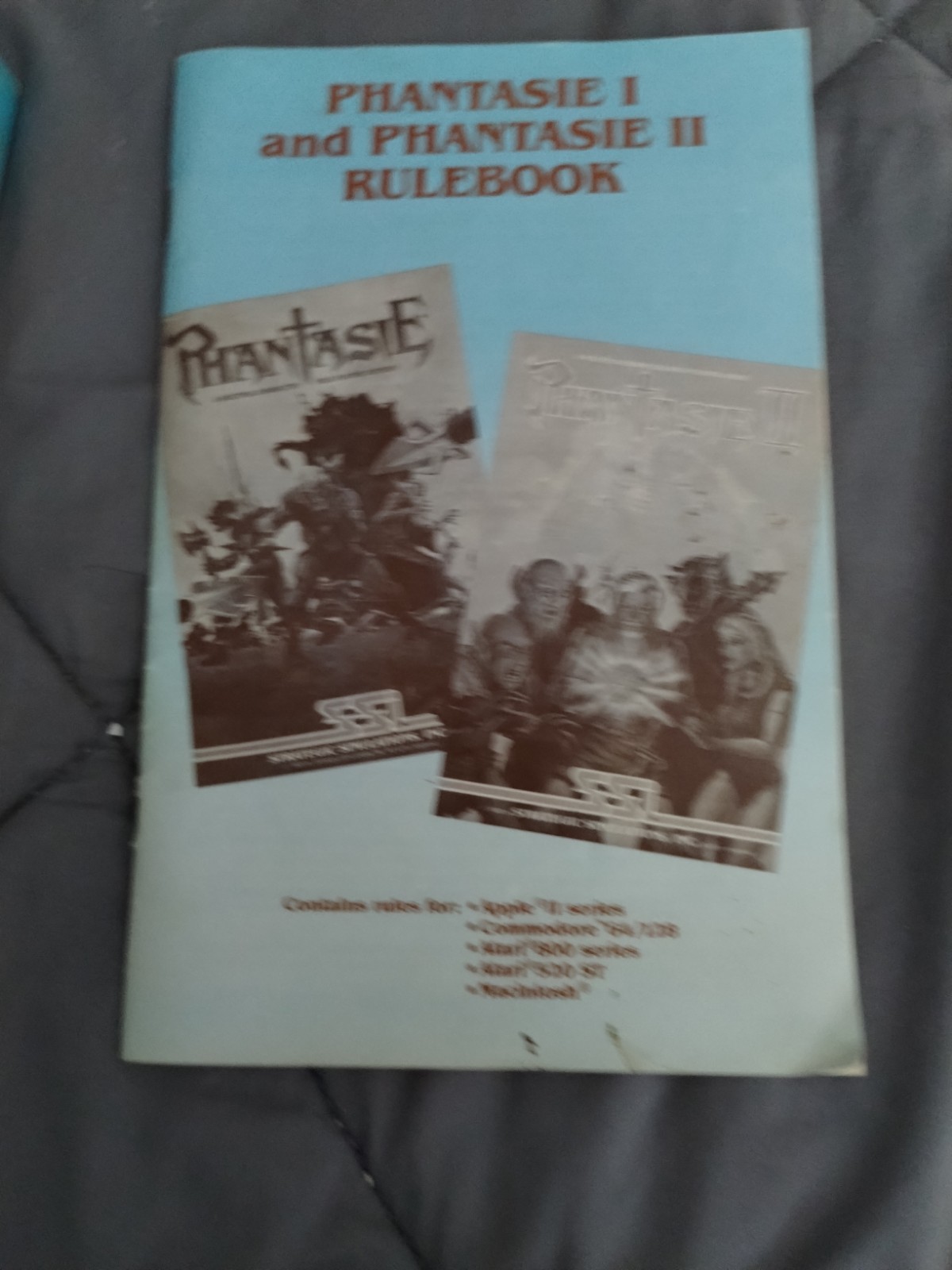 Phantasie II Commodore 64 Complete – Box, Rulebook, Game/Dungeon Disk, Backup Di