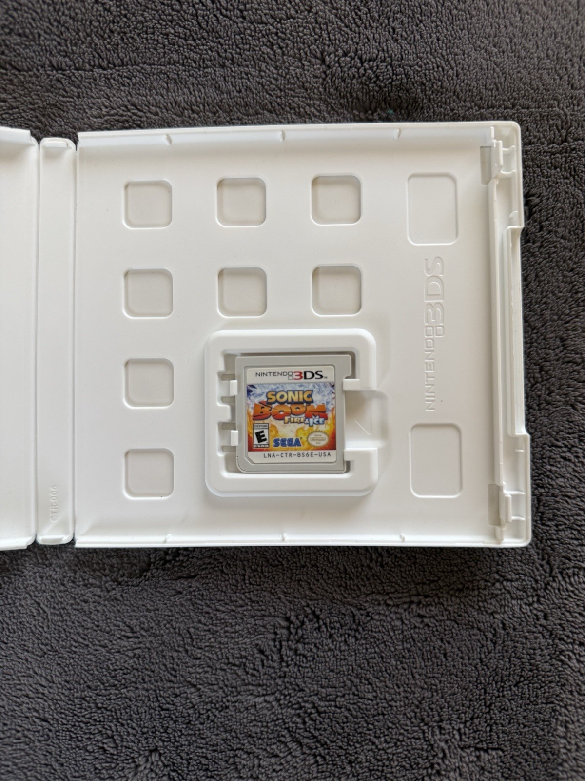 Sonic Boom: Fire & Ice – Nintendo 3DS No Manual Tested Authentic
