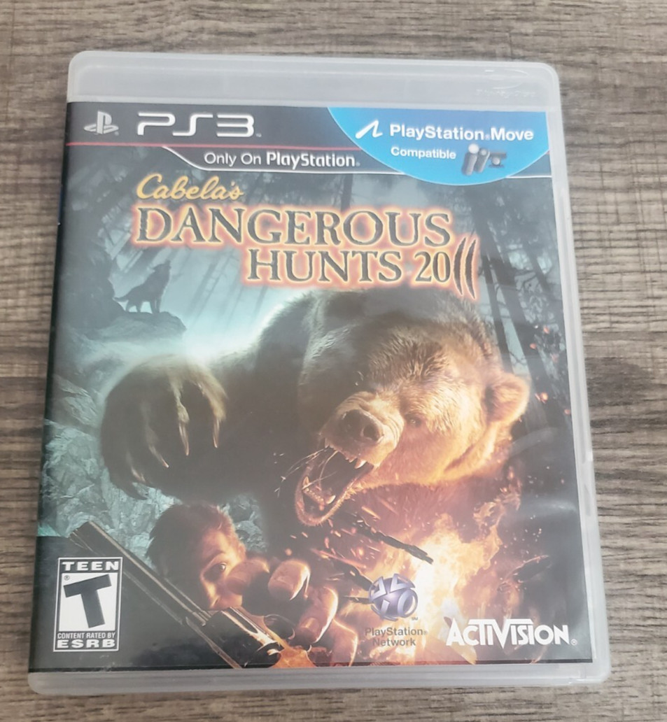 Cabela’s Dangerous Hunts 2011 PLAYSTATION 3 (PS3) Simulation Video Game Complete