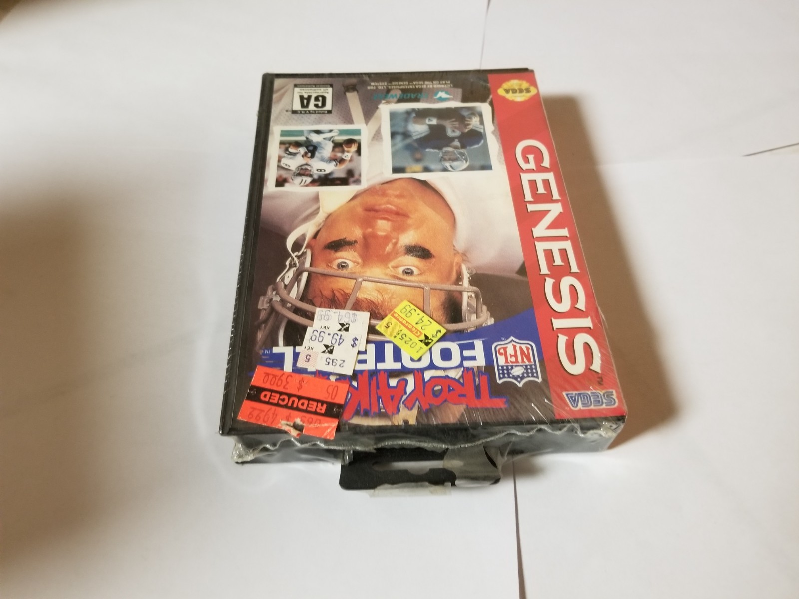 Troy Aikman NFL Football (Sega Genesis, 1994) new