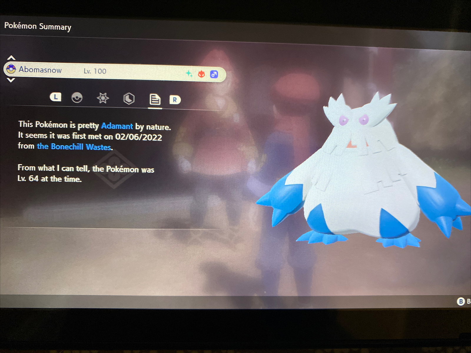 Pokemon Legends Arceus Shiny Abomasnow Alpha Max Effort Fast Delivery