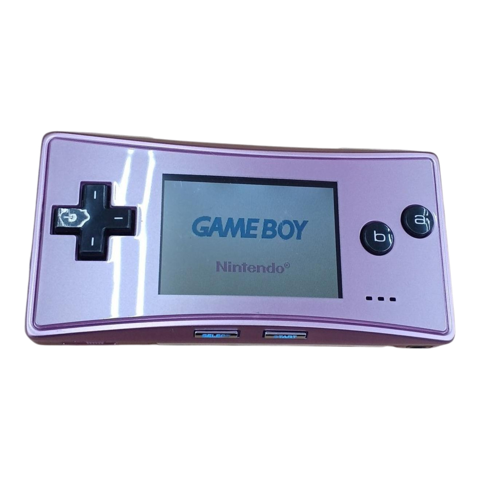 Nintendo Game Boy Micro OXY-001 Handheld Console Purple w / charger Tested Japan