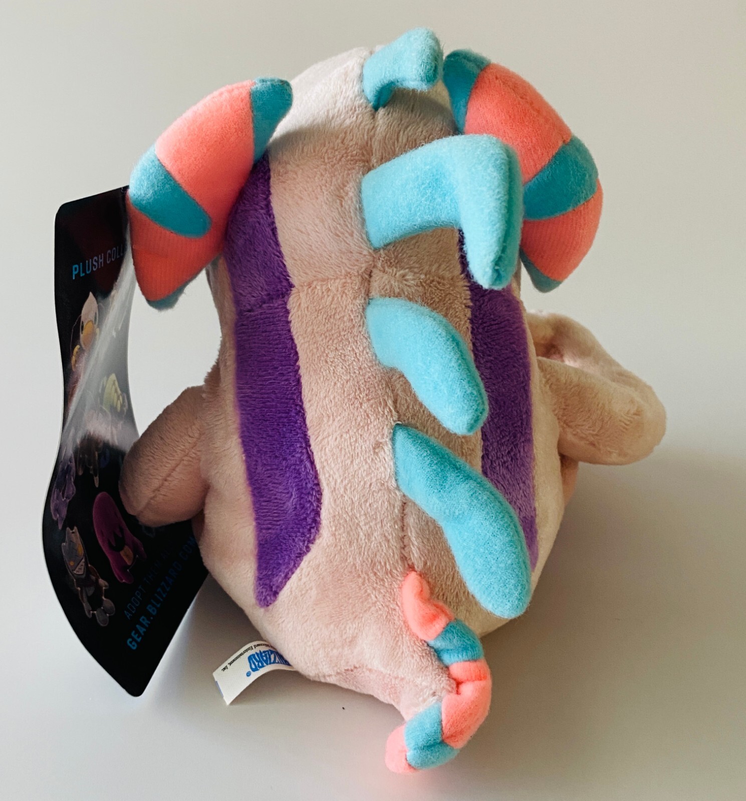 World of Warcraft GURKY Murloc Plush Blizzard 2015 Blizzcon Pink w/ Bag & Tag