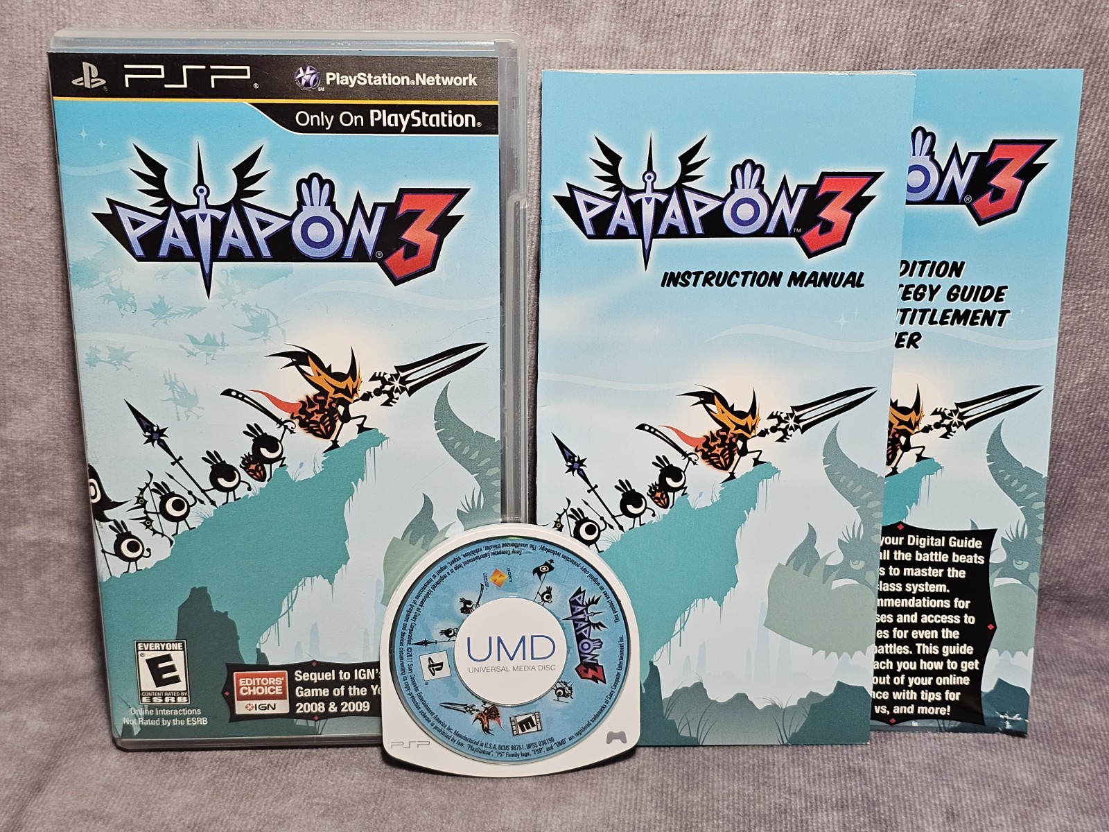 Patapon 3 (Sony PlayStation PSP, 2011) CIB – Complete W/ Digital Guide Code