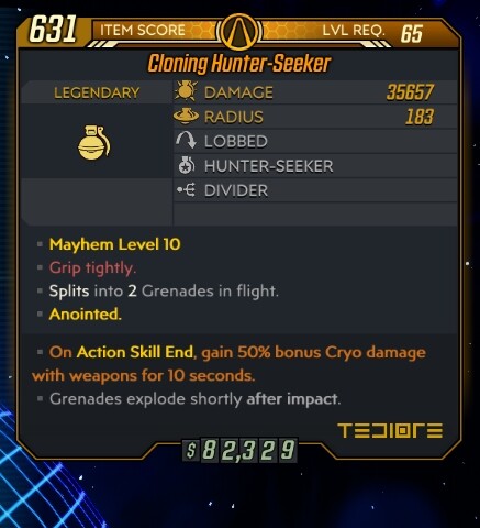 Level 72 – PC/PS4/PS5/XBOX Borderlands 3 – Zane – Moxsy BIG BANG BOYO – 10 items