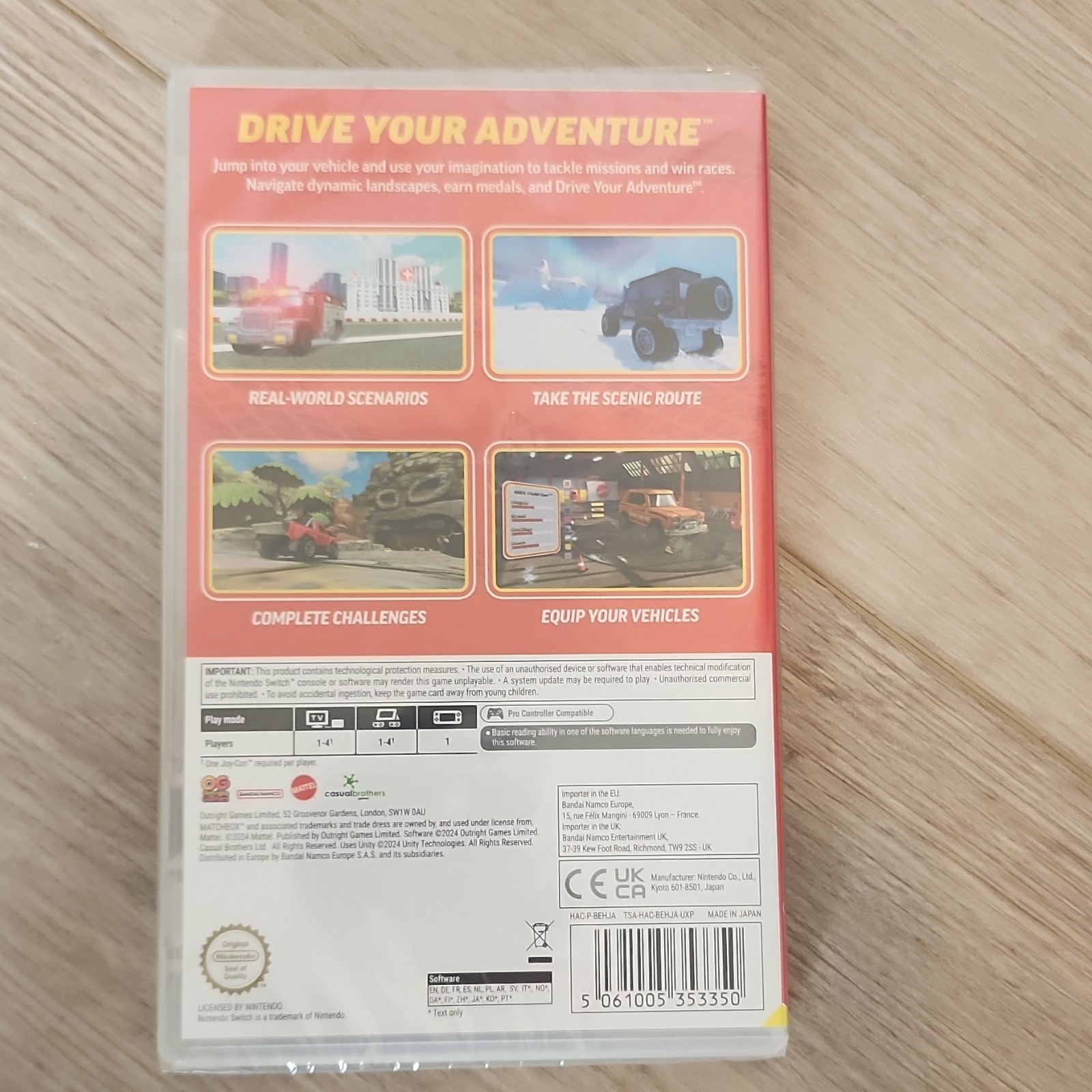 Outright Games Matchbox Driving Adventures Switch Racing Multiplayer PAL PEGI 3