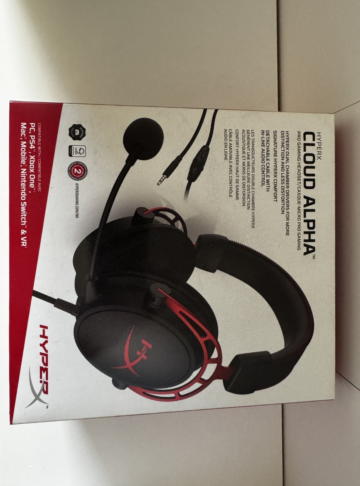 HyperX Cloud Alpha Gaming Headset (Red/Black)