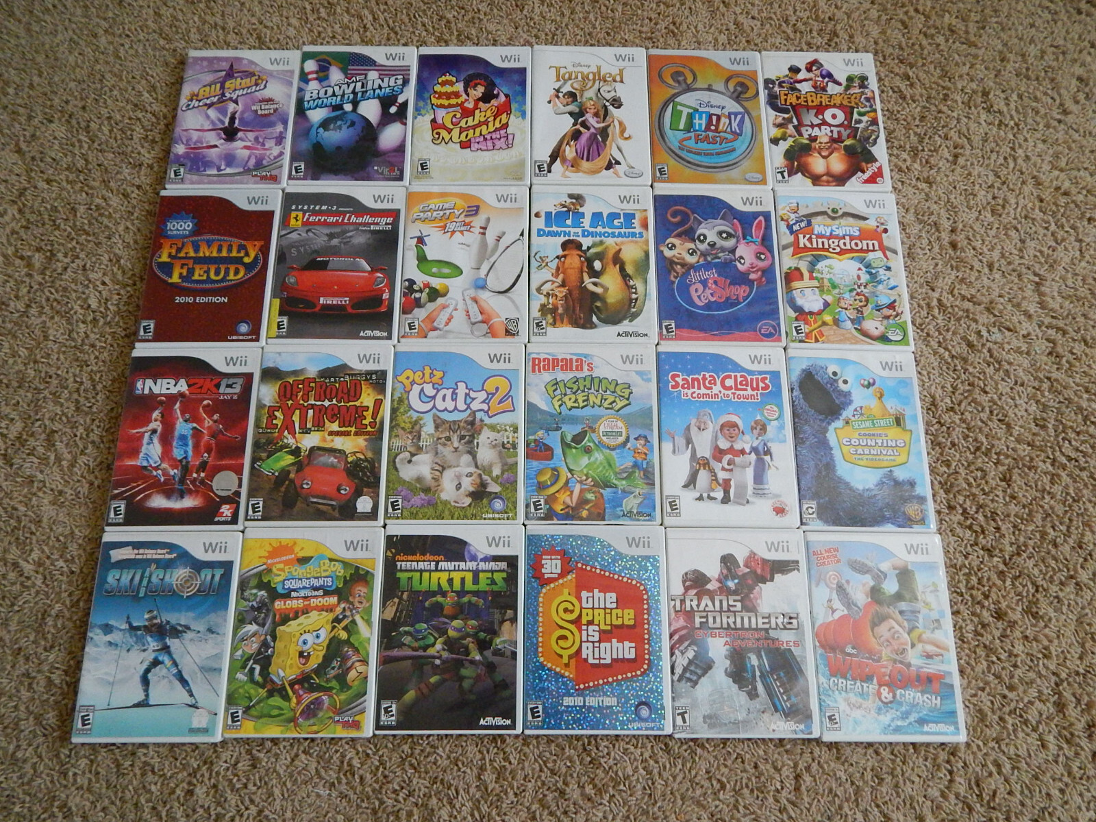 Nintendo Wii Games! You Choose from Huge List! $7.95 Each! Buy 3 Get 4th 50% Off