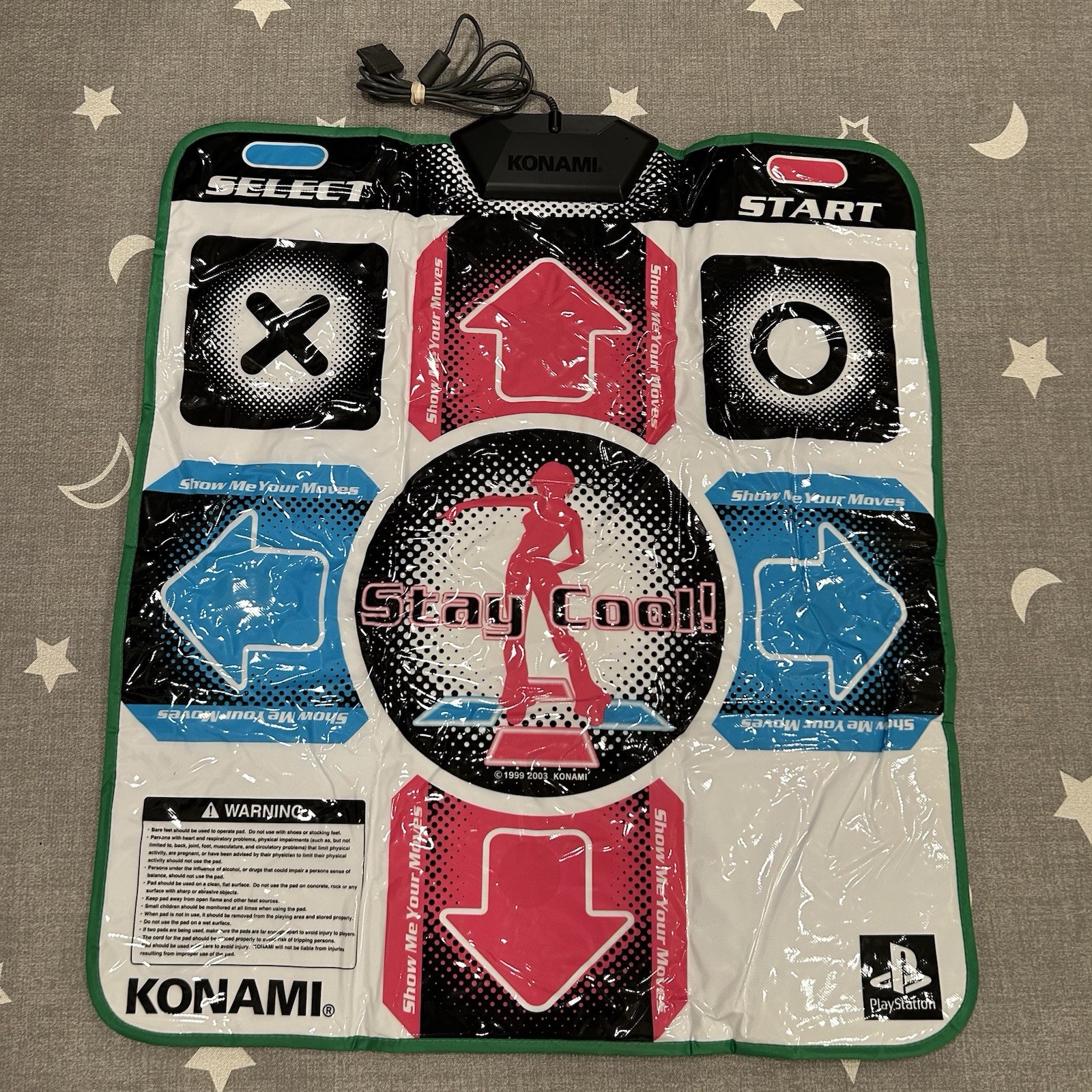 Sony Playstation Dance Dance Revolution DDR Mat/Pad PS1 PS2 Konami RU041 OEM