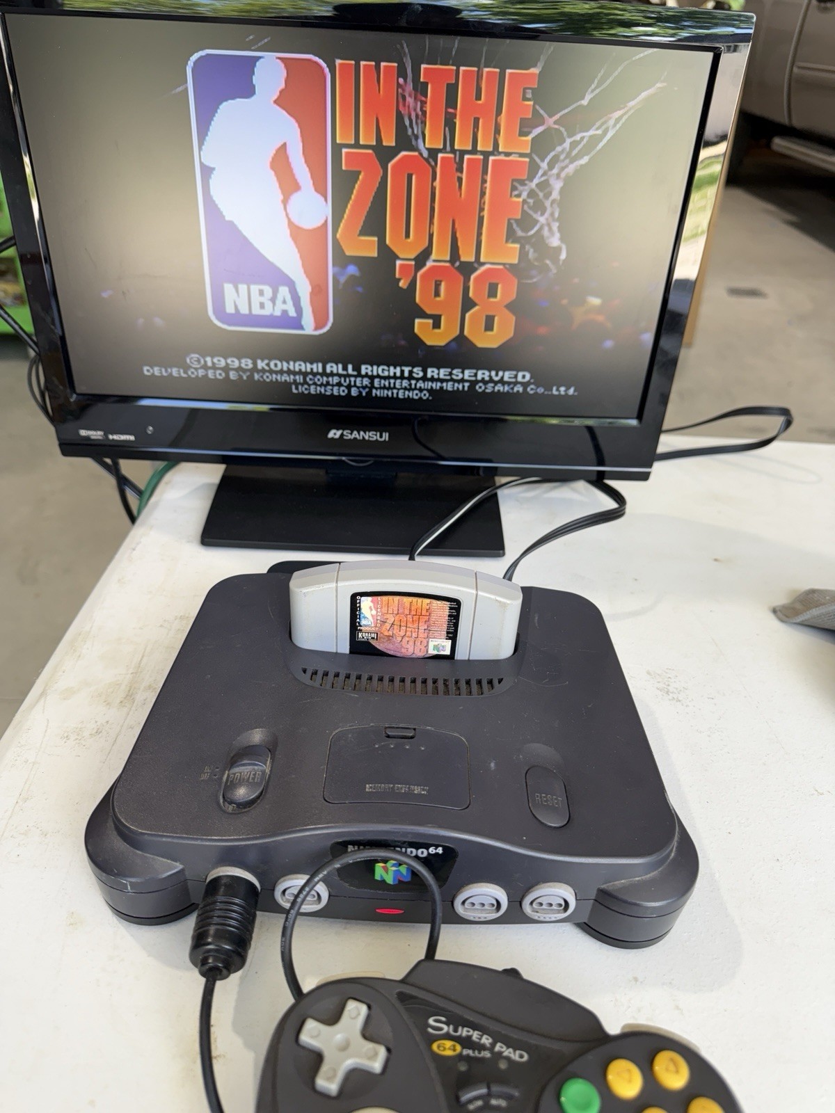 Nintendo 64 N64 Console w/ Controller and Games – Tested/Works