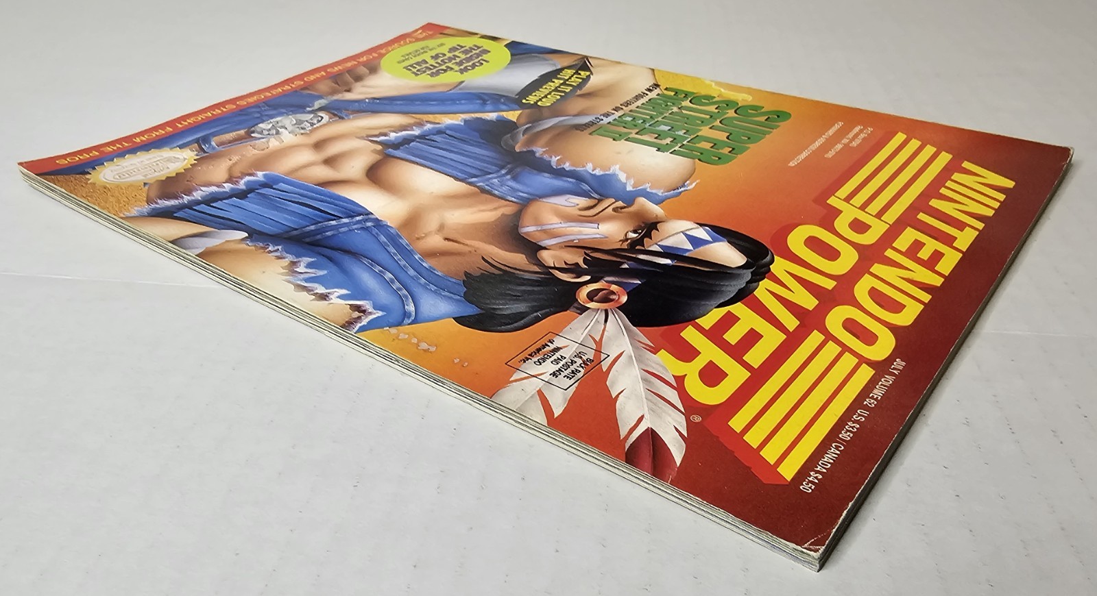 Nintendo Power Magazine Volume Vol 62 poster Super Street Fighter 2 July 1994