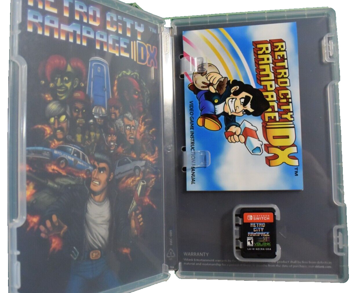 Retro City Rampage DX Nintendo Switch Complete w/ Manual