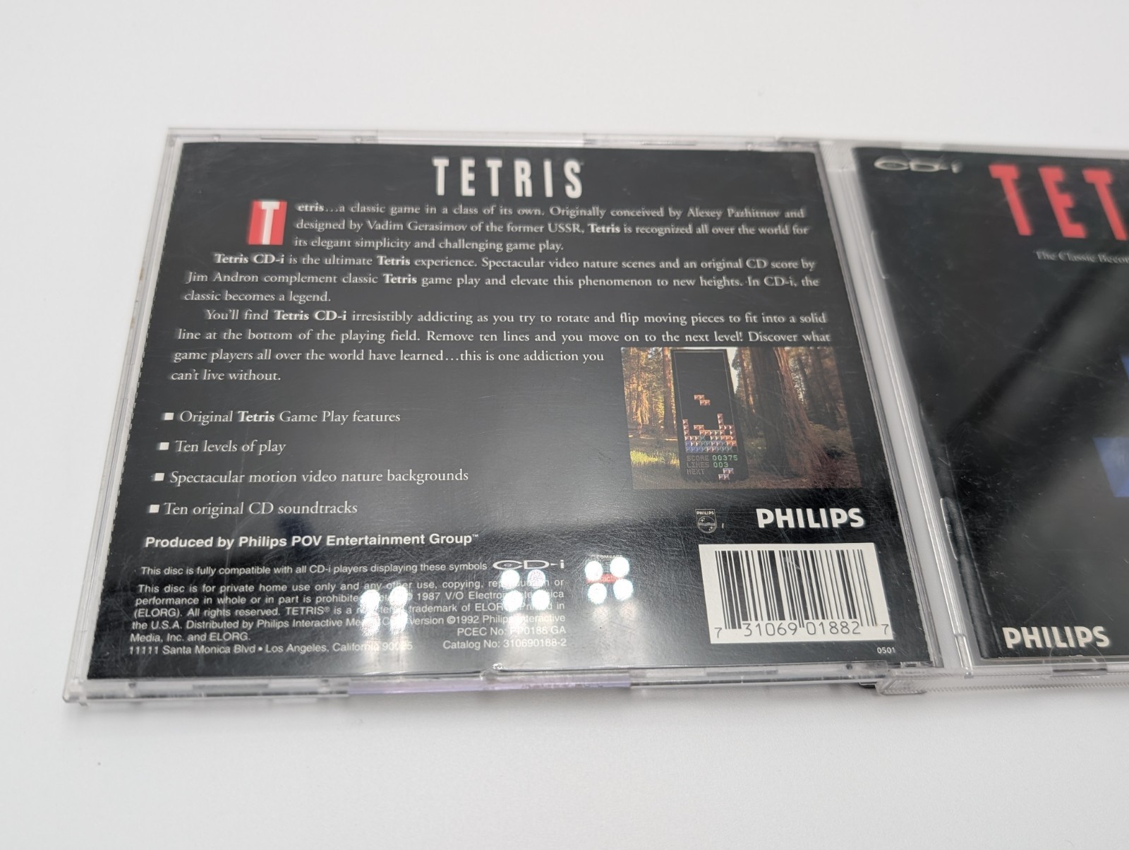 Tetris Classic (Philips CD-i, 1992) – Tested & Working Complete