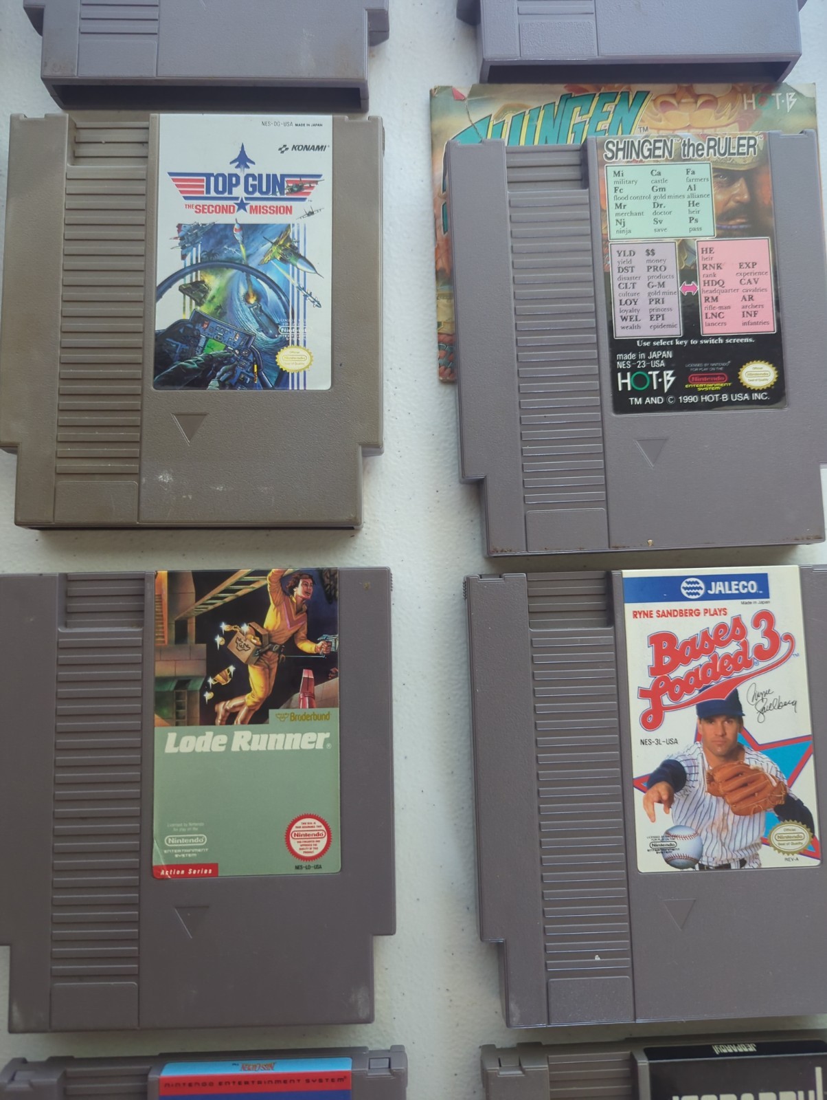 Nintendo NES Video Game Large Lot #3 34 Cartridges