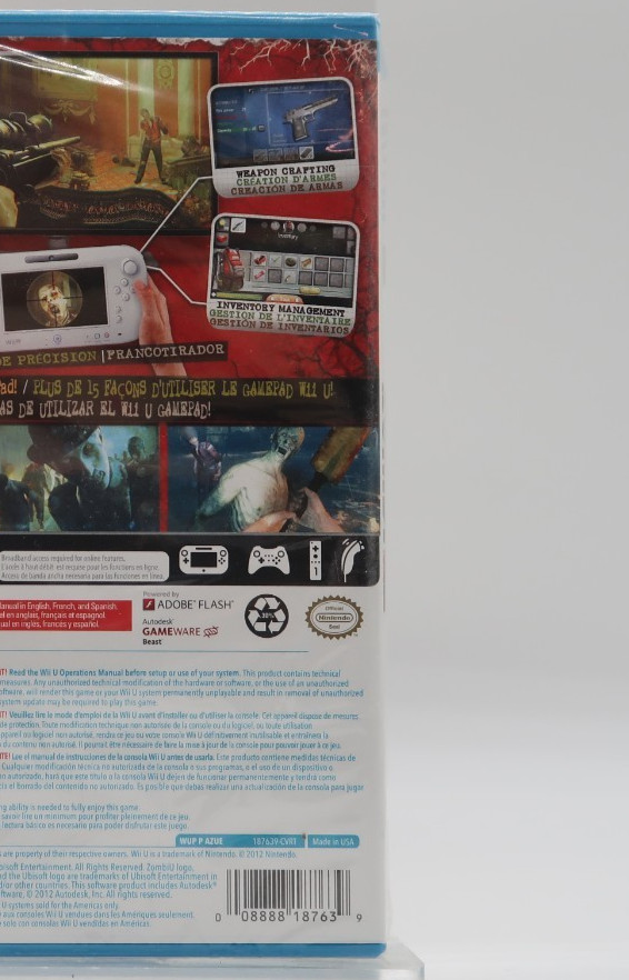 Zombi U (Nintendo Wii U, 2012) Brand New