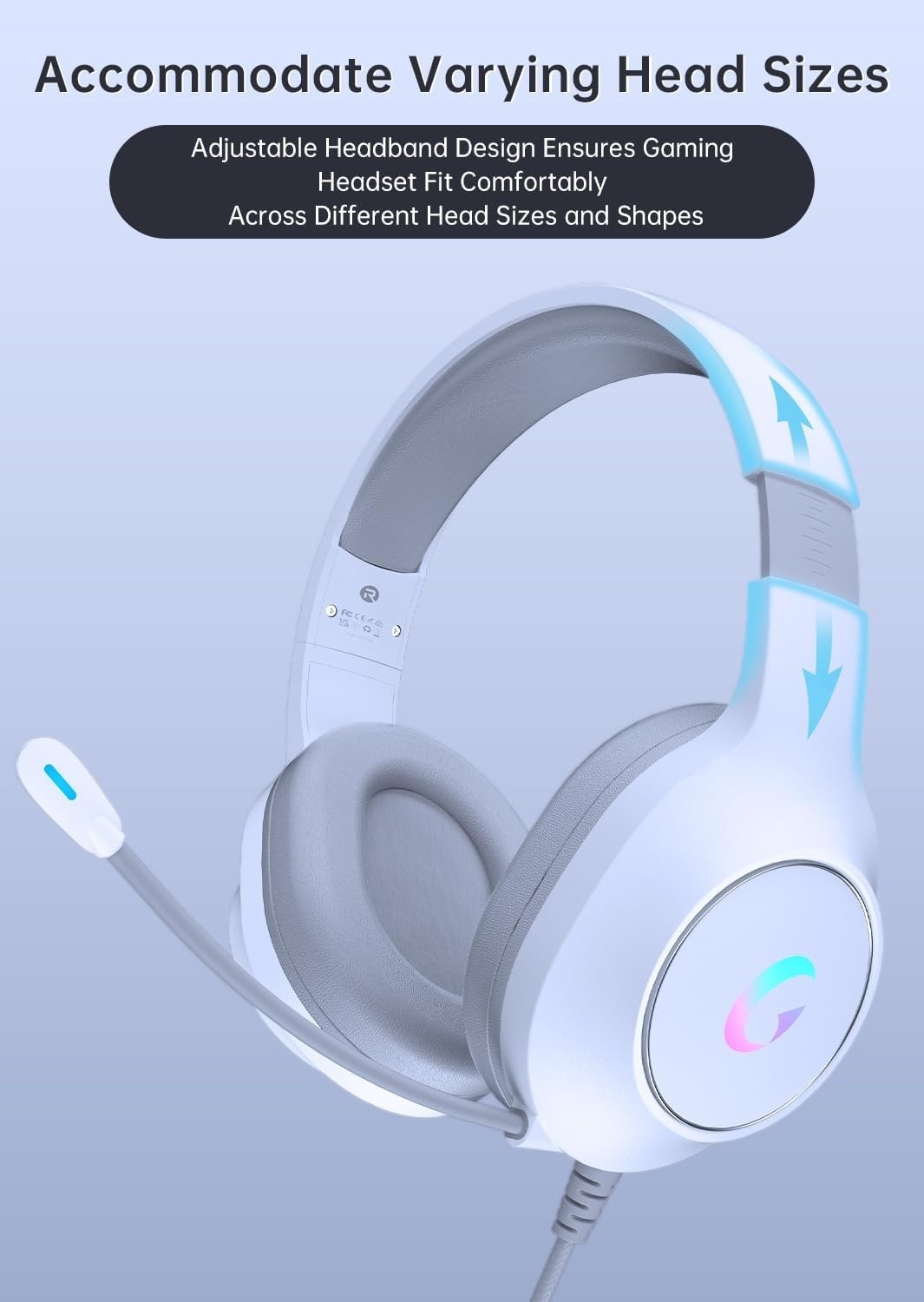CM7002 Gaming Headset for PS5, PS4, PC, Mac, Switch, Xbox Series, Surround So…