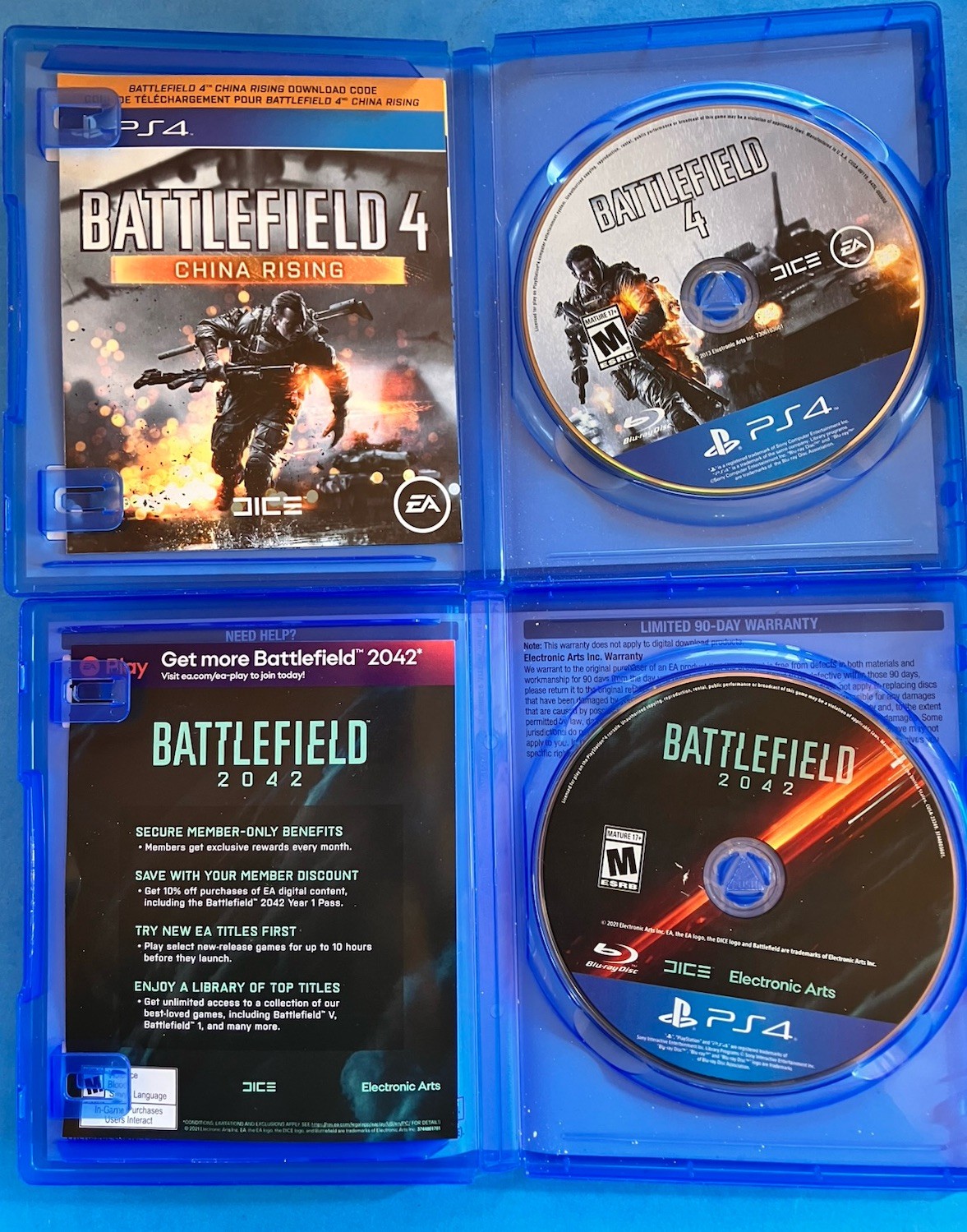Battlefield 4 + Battlefield 2042 Combo for Sony PlayStation 4 PS4 – Ships Free