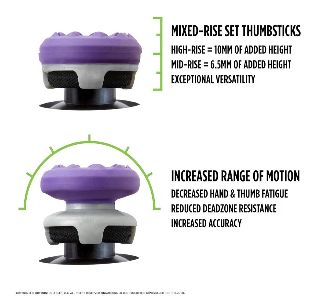 KontrolFreek FPS Freek Galaxy Purple for Xbox One and Xbox Series X/S Controller