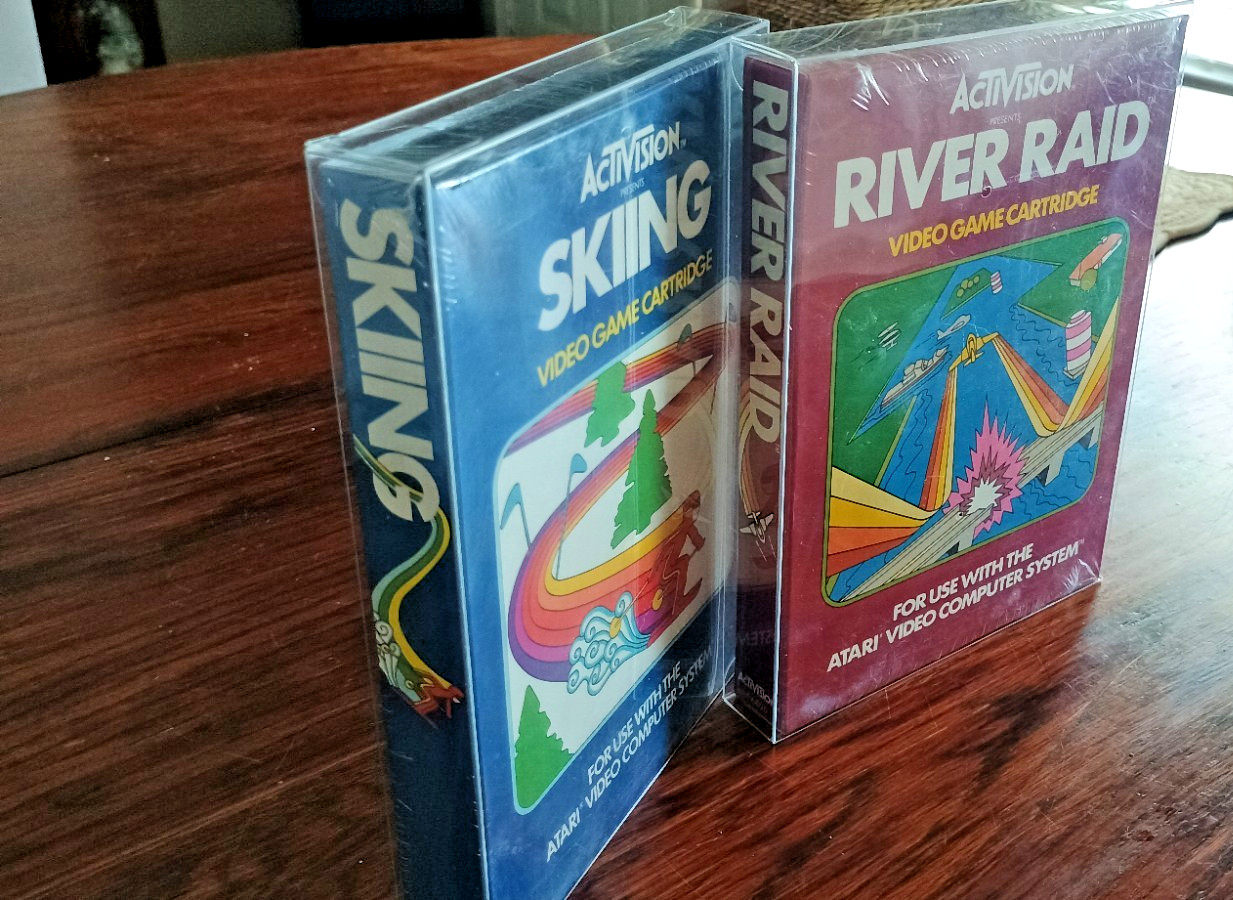 Atari 2600 River Raid & Skiing NEW & SEALED
