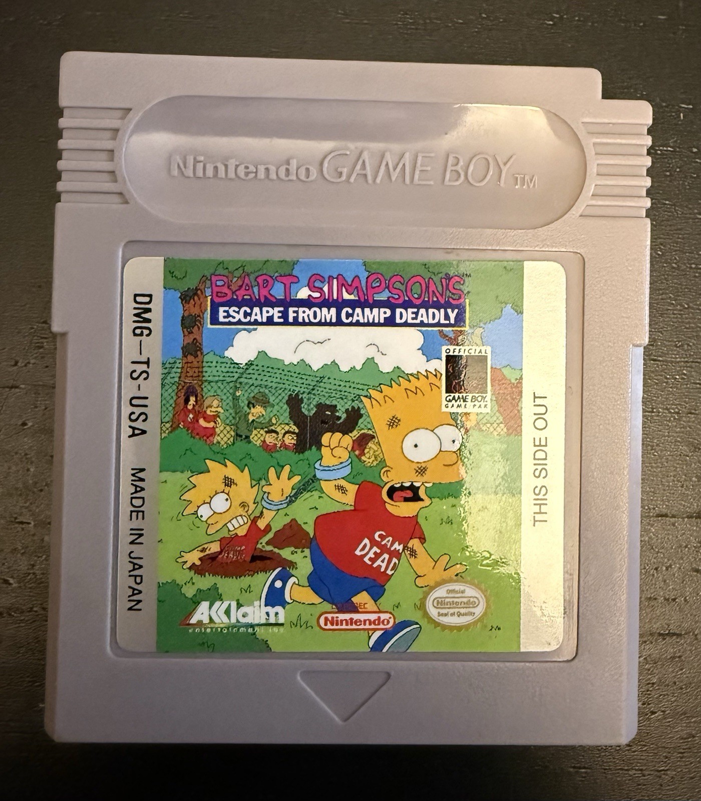 Krusty’s Fun House & Bart Simpson’s Escape from Camp Deadly – Game Boy – RARE!!!