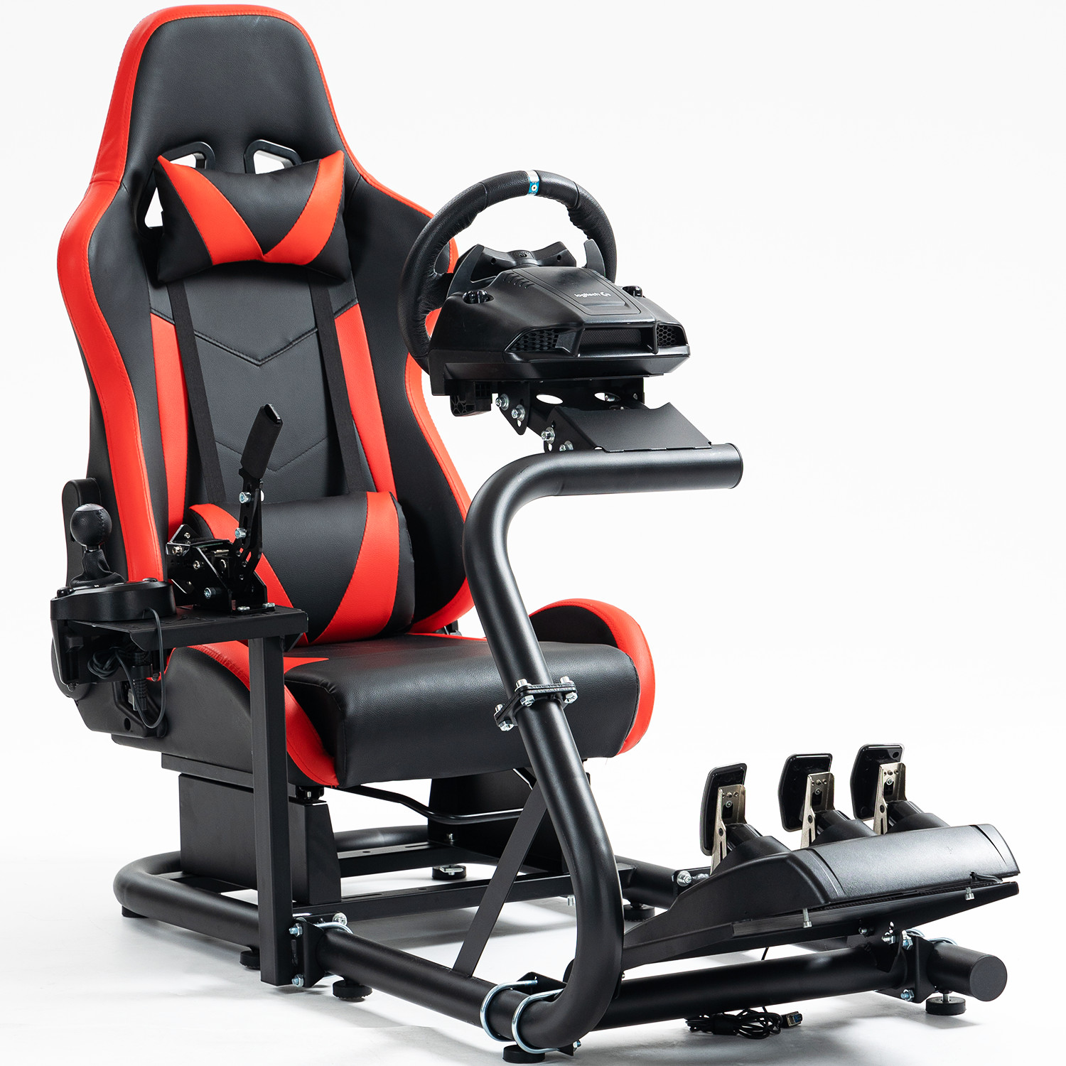Marada G29 Racing Simulator Cockpit Wheel Stand with Seat Fit Logitech G923 G920