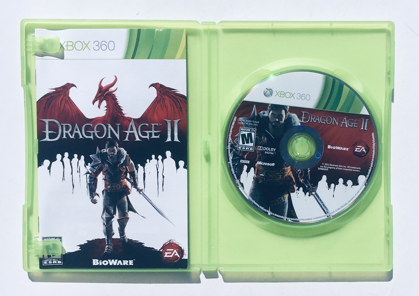 Dragon Age II (2011) Microsoft Xbox 360 RARE Complete CIB EA BioWare VGC X360