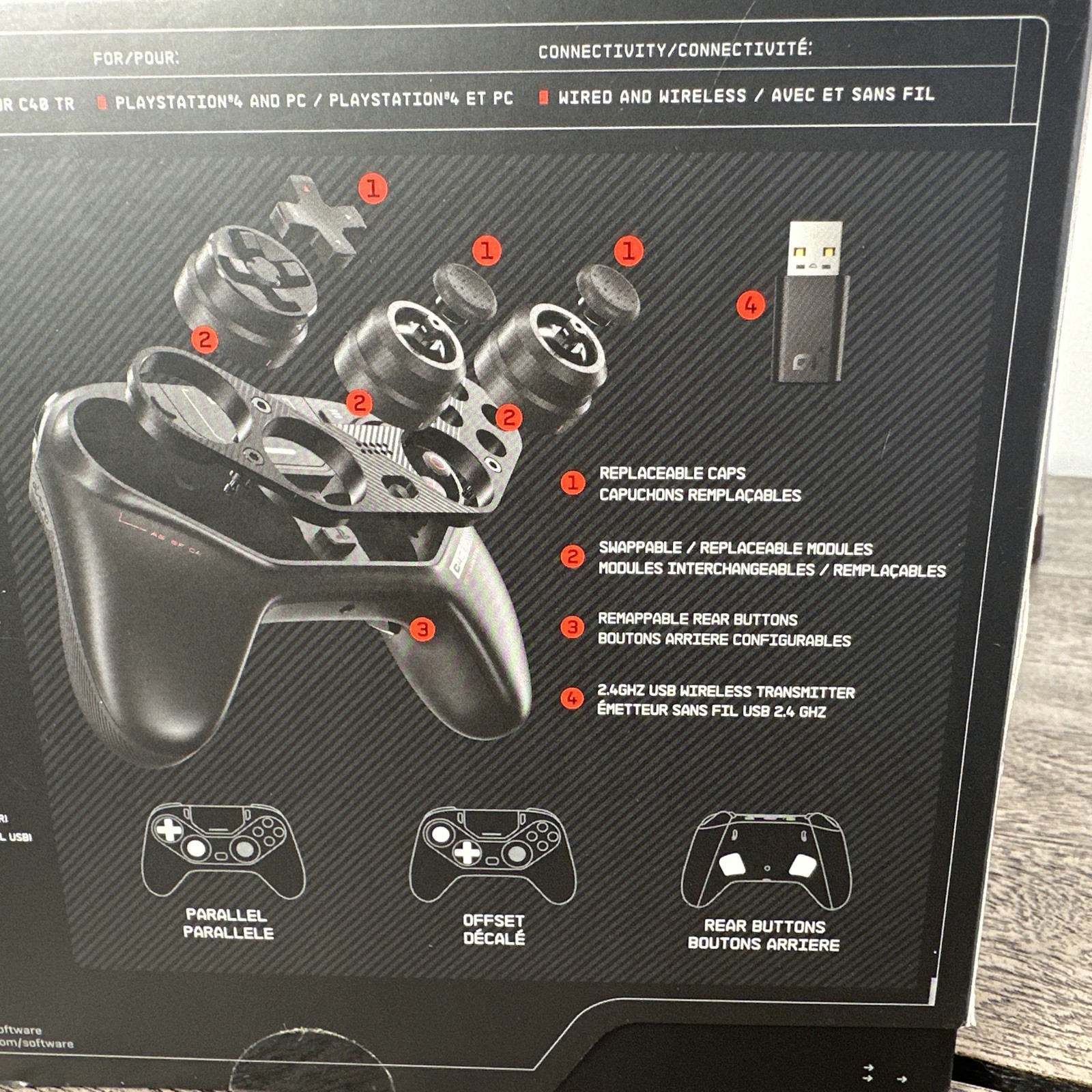 ASTRO Gaming C40 TR Controller – PlayStation/PC – Black (/GM1-1122-996-000360…